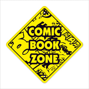 Comic Crossing Sign
