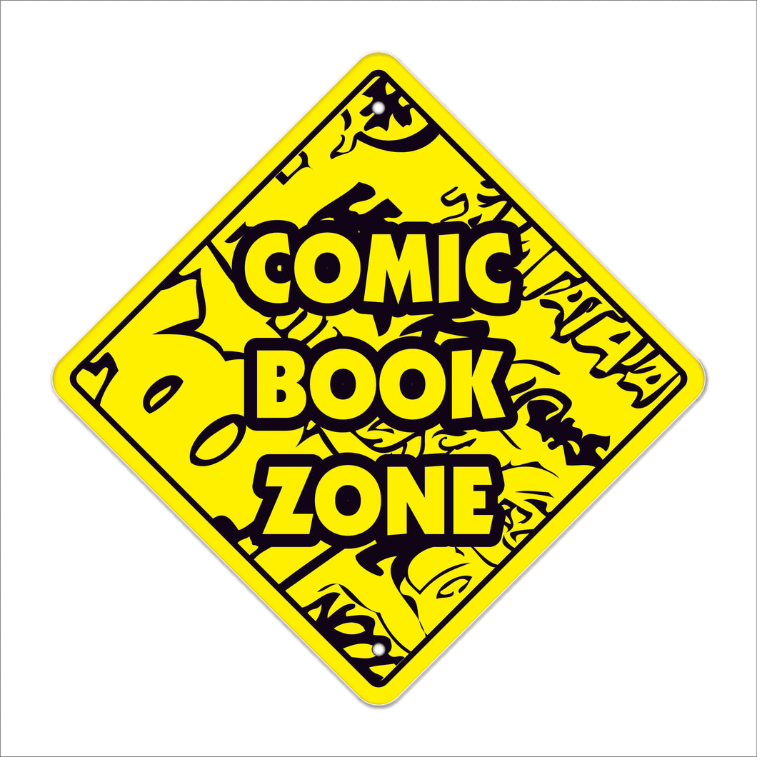 Comic Crossing Sign