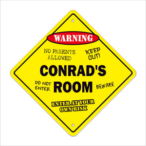 Conrad's Room Sign