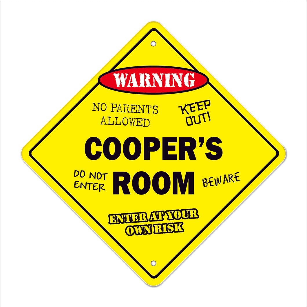 Cooper's Room Sign