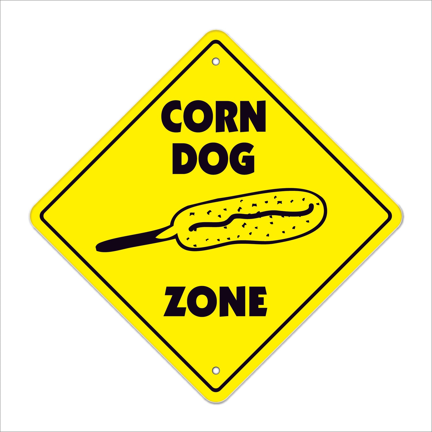 Corndog Crossing Sign