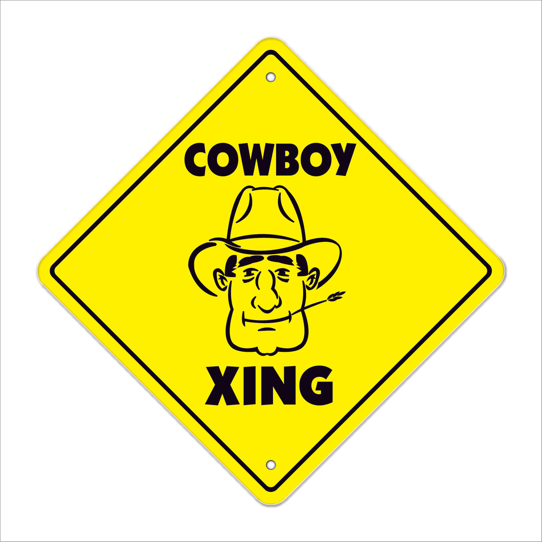 Cowboy Crossing Sign