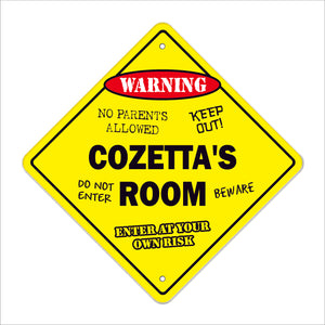 Cozetta's Room Sign