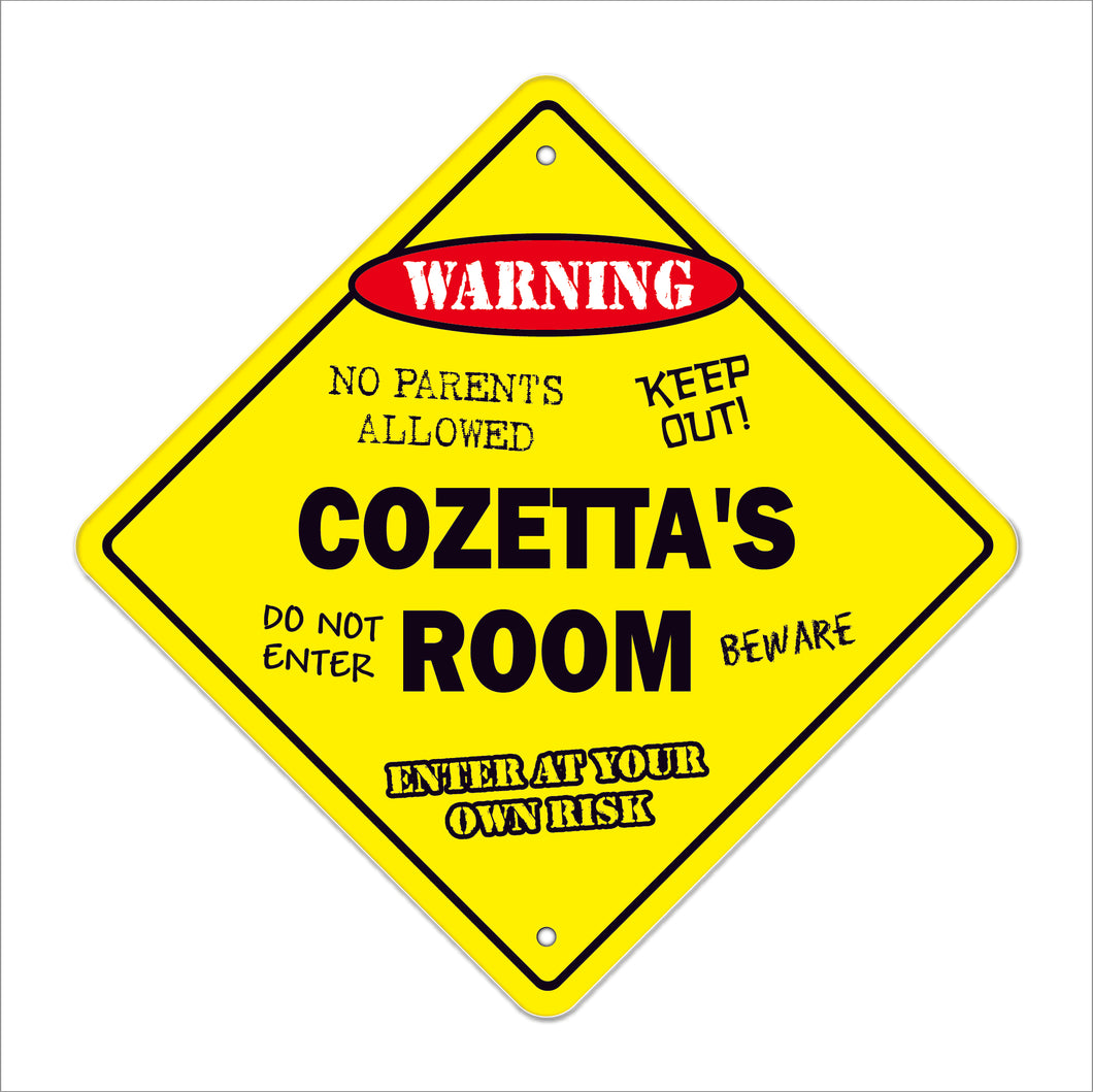 Cozetta's Room Sign