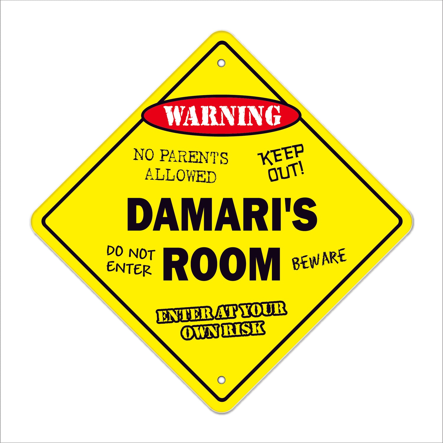 Damari's Room Crossing Sign