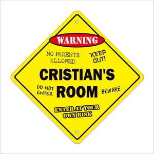 Cristian's Room Sign