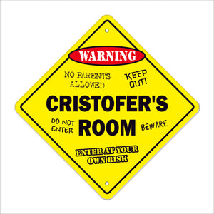 Cristofer's Room Sign