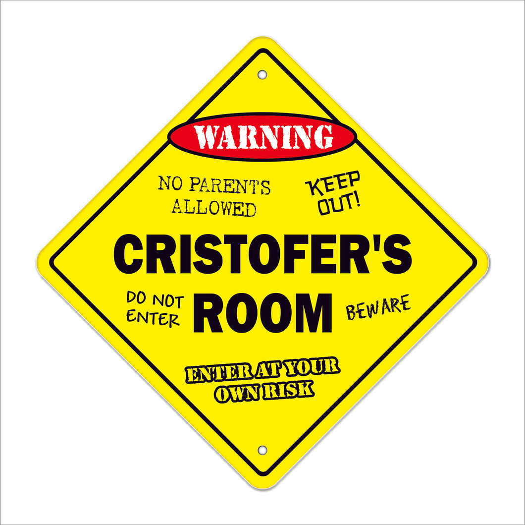 Cristofer's Room Sign