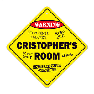 Cristopher's Room Sign