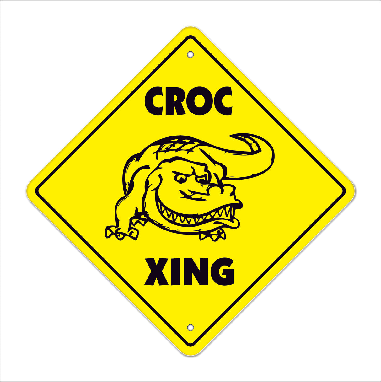 Croc Crossing Sign