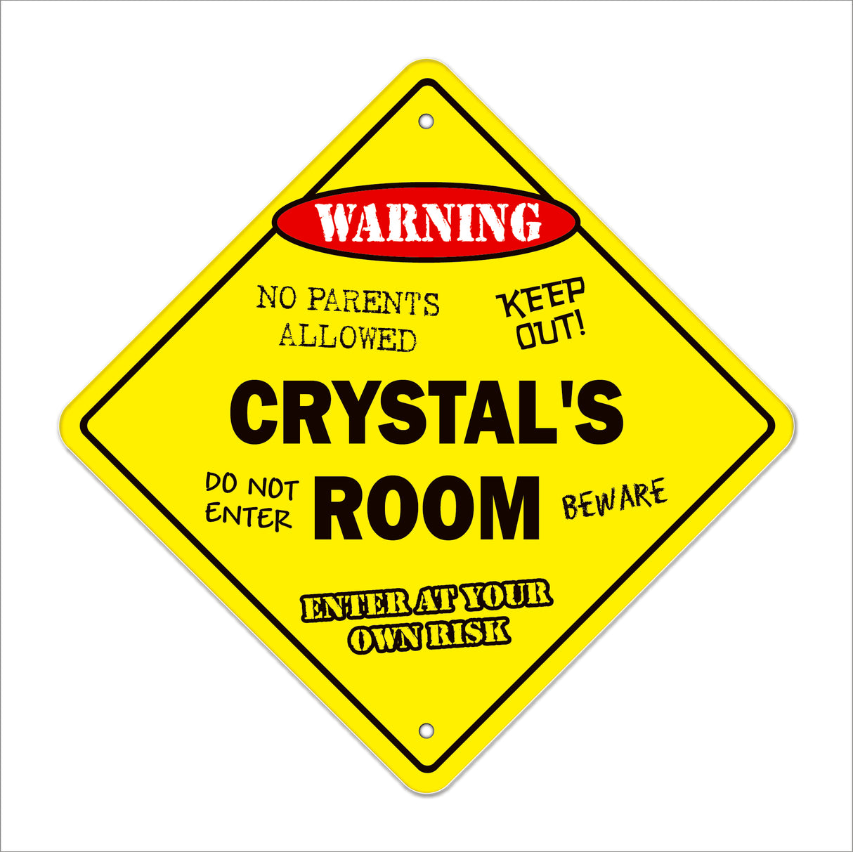 Crystal's Room Sign