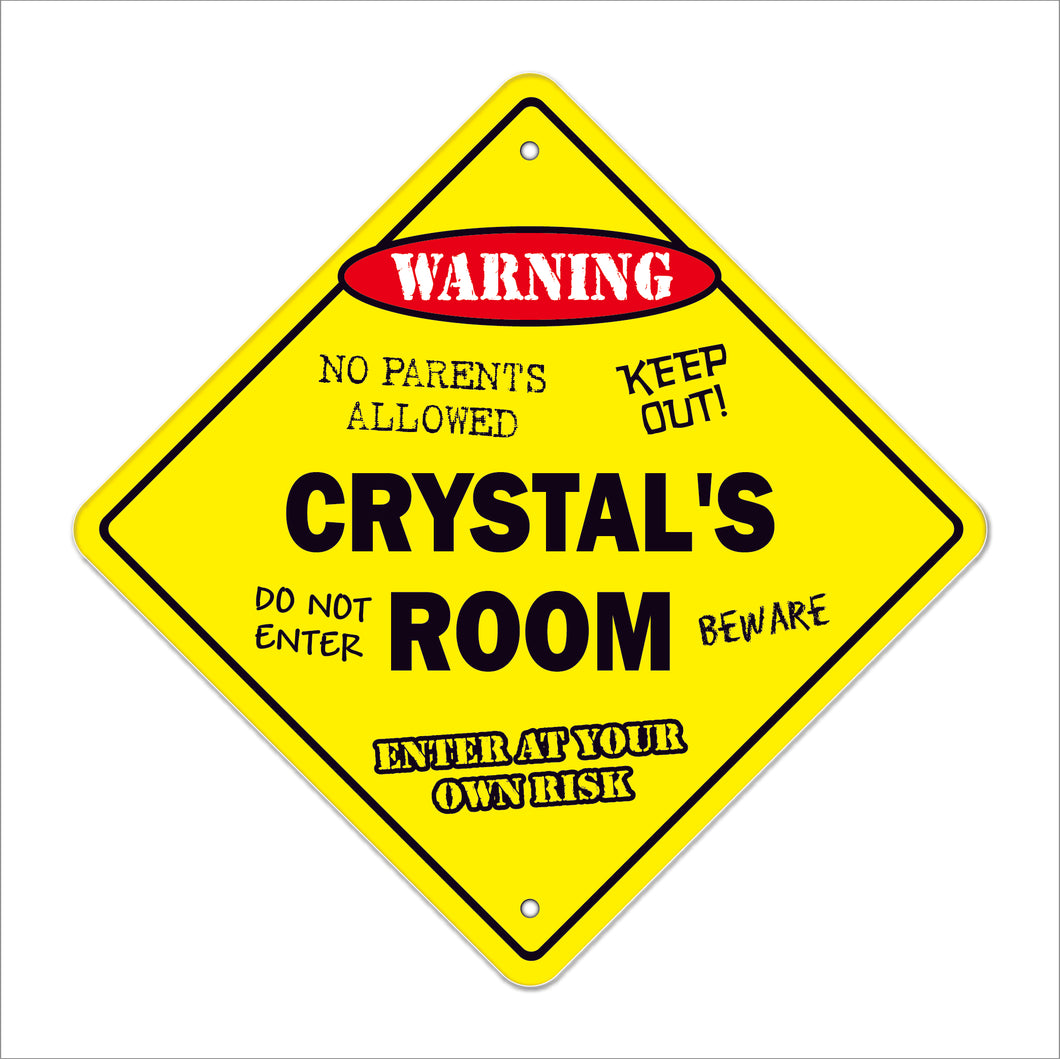 Crystal's Room Sign