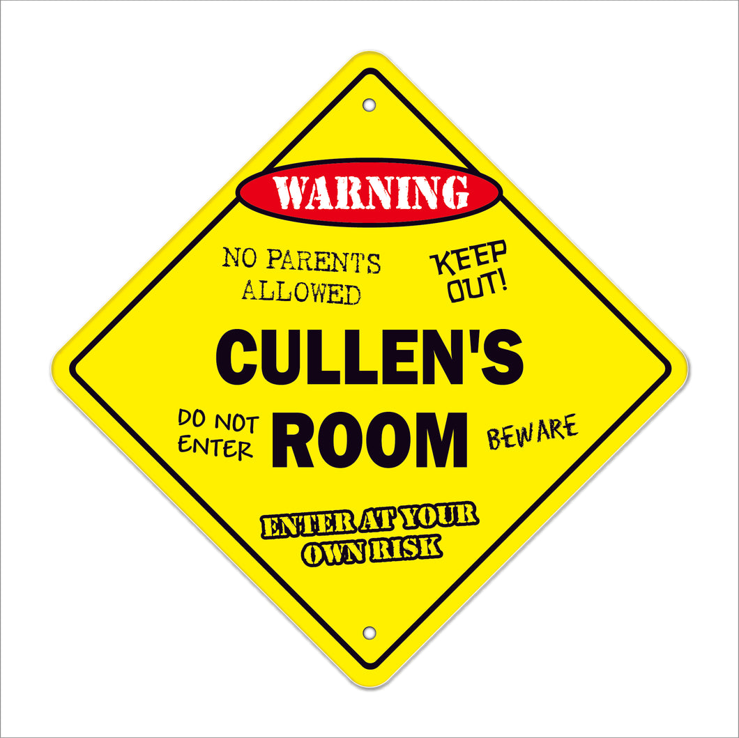 Cullen's Room Sign