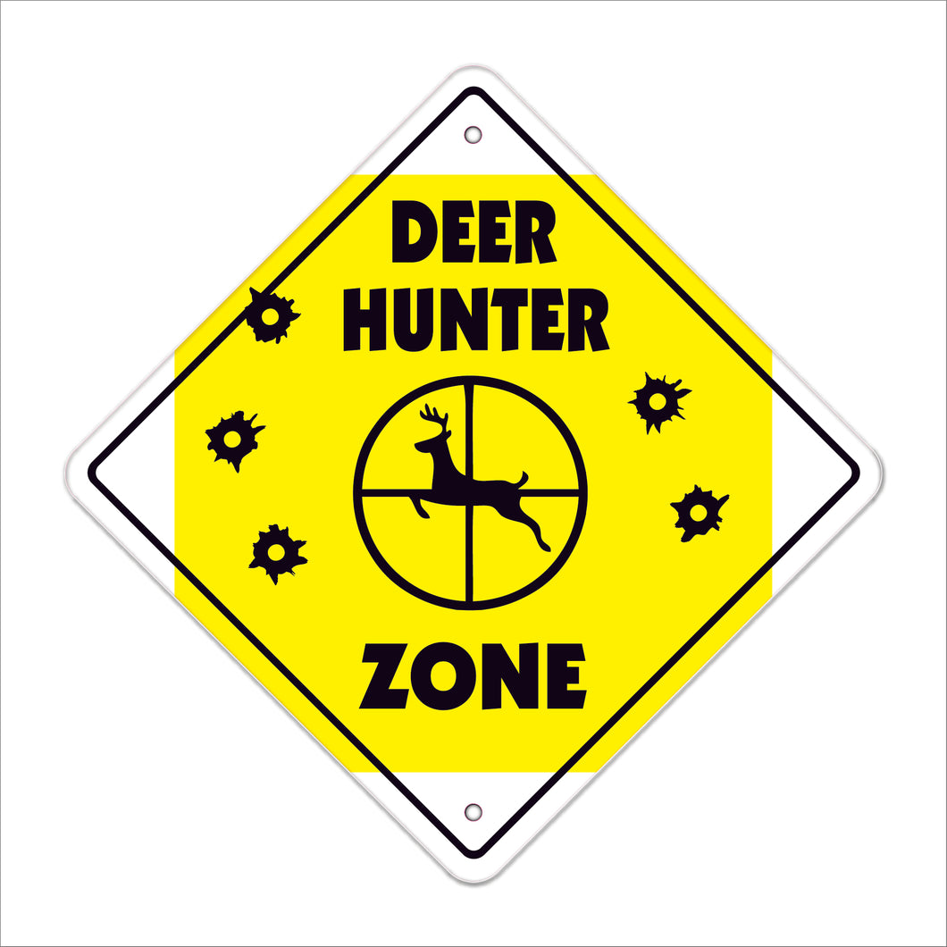 Deer Hunter Crossing Sign