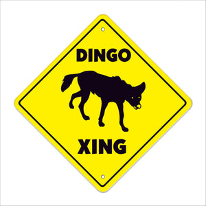 Dingo Crossing Sign