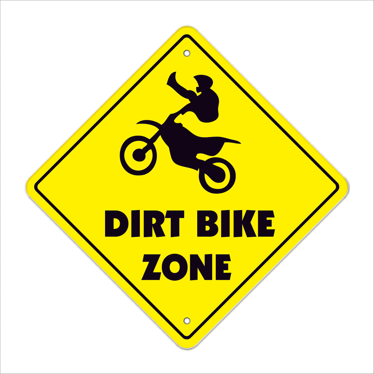 Dirt Bike Crossing Sign