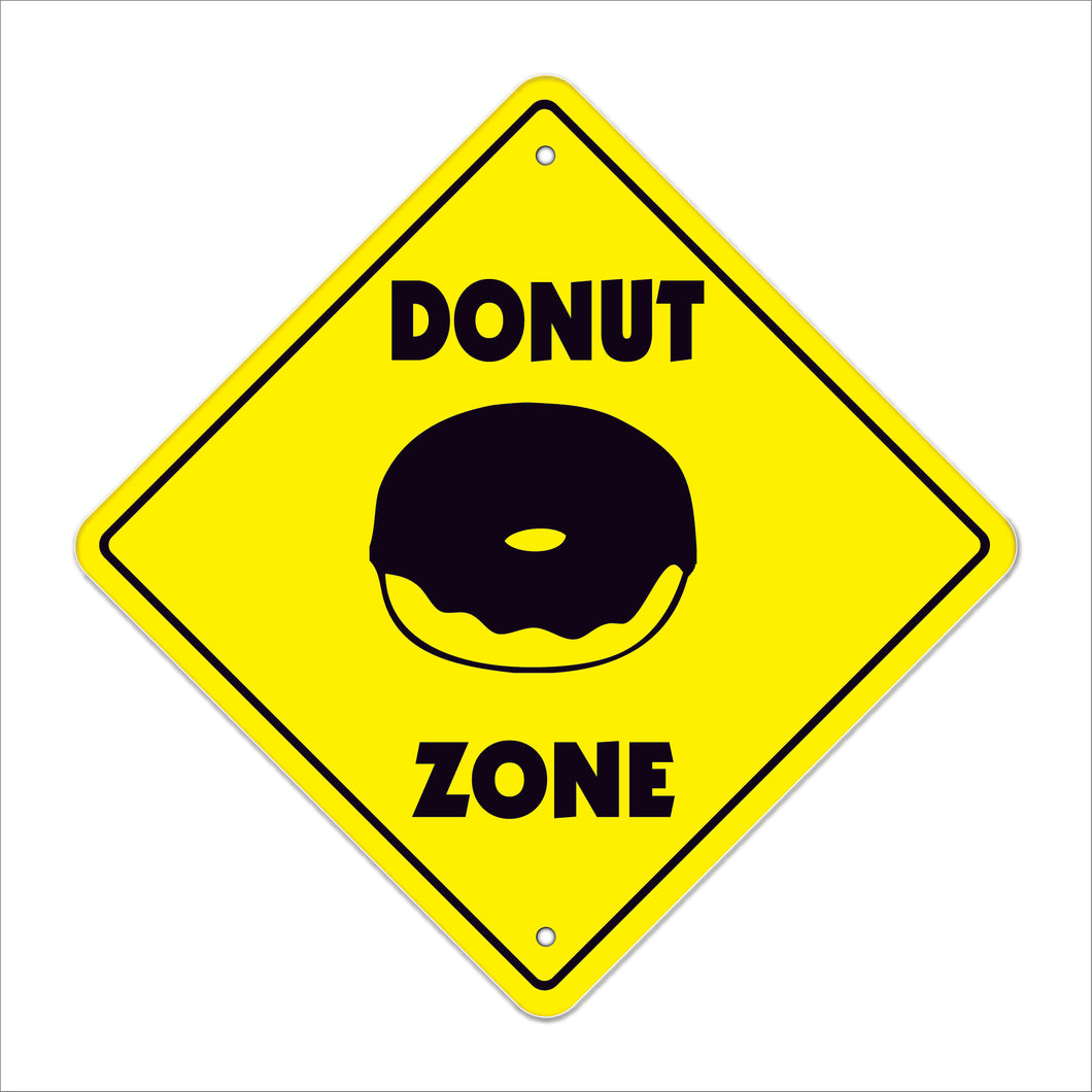 Donut Crossing Sign