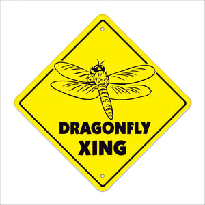 Dragonfly Crossing Sign