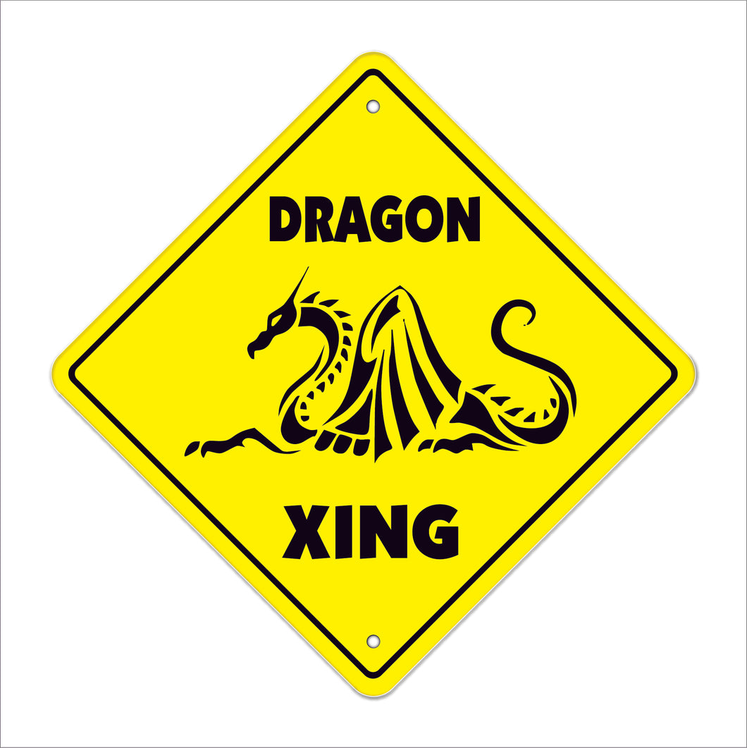 Dragon Crossing Sign