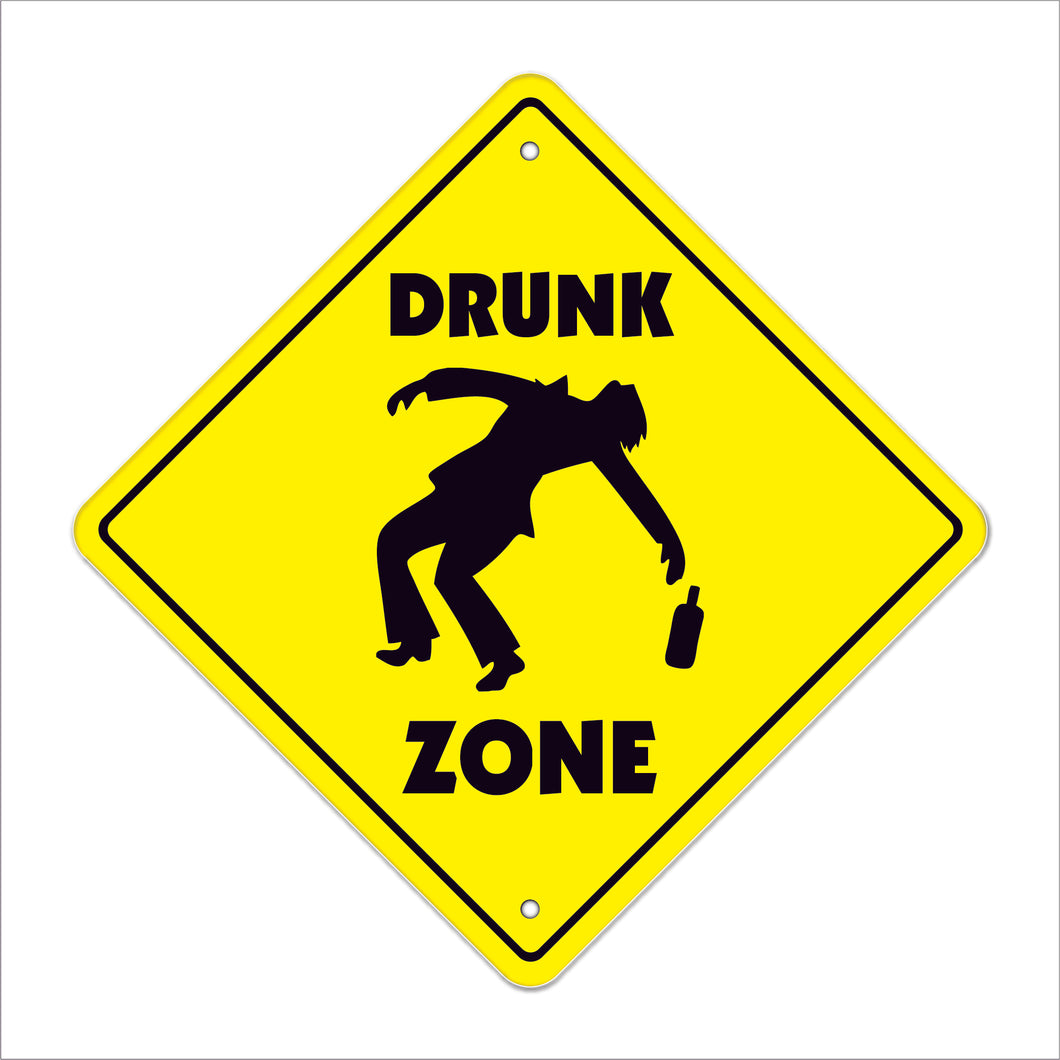 Drunk Crossing Sign