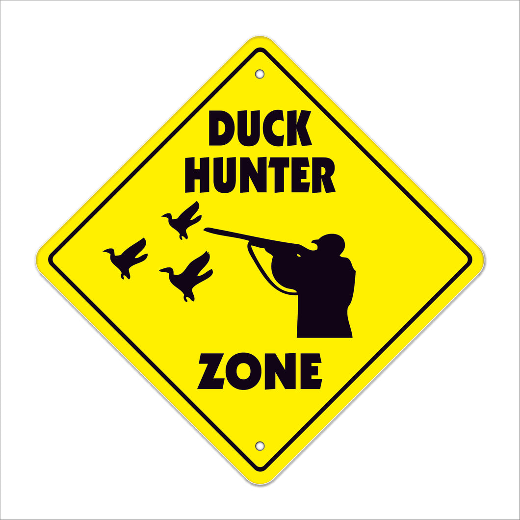 Duck Hunter Crossing Sign