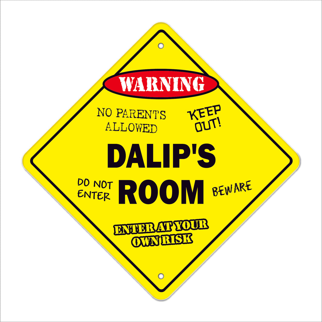 Dalip's Room Sign