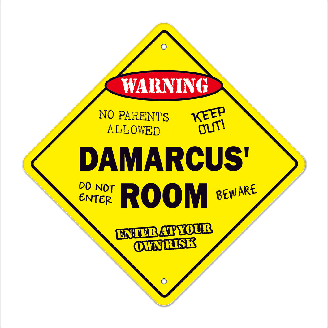 Damarcus' Room Sign