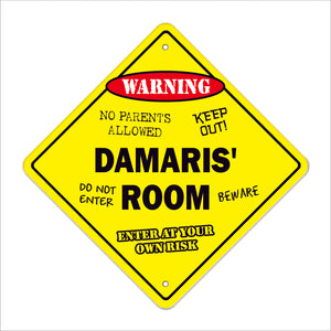 Damaris' Room Sign