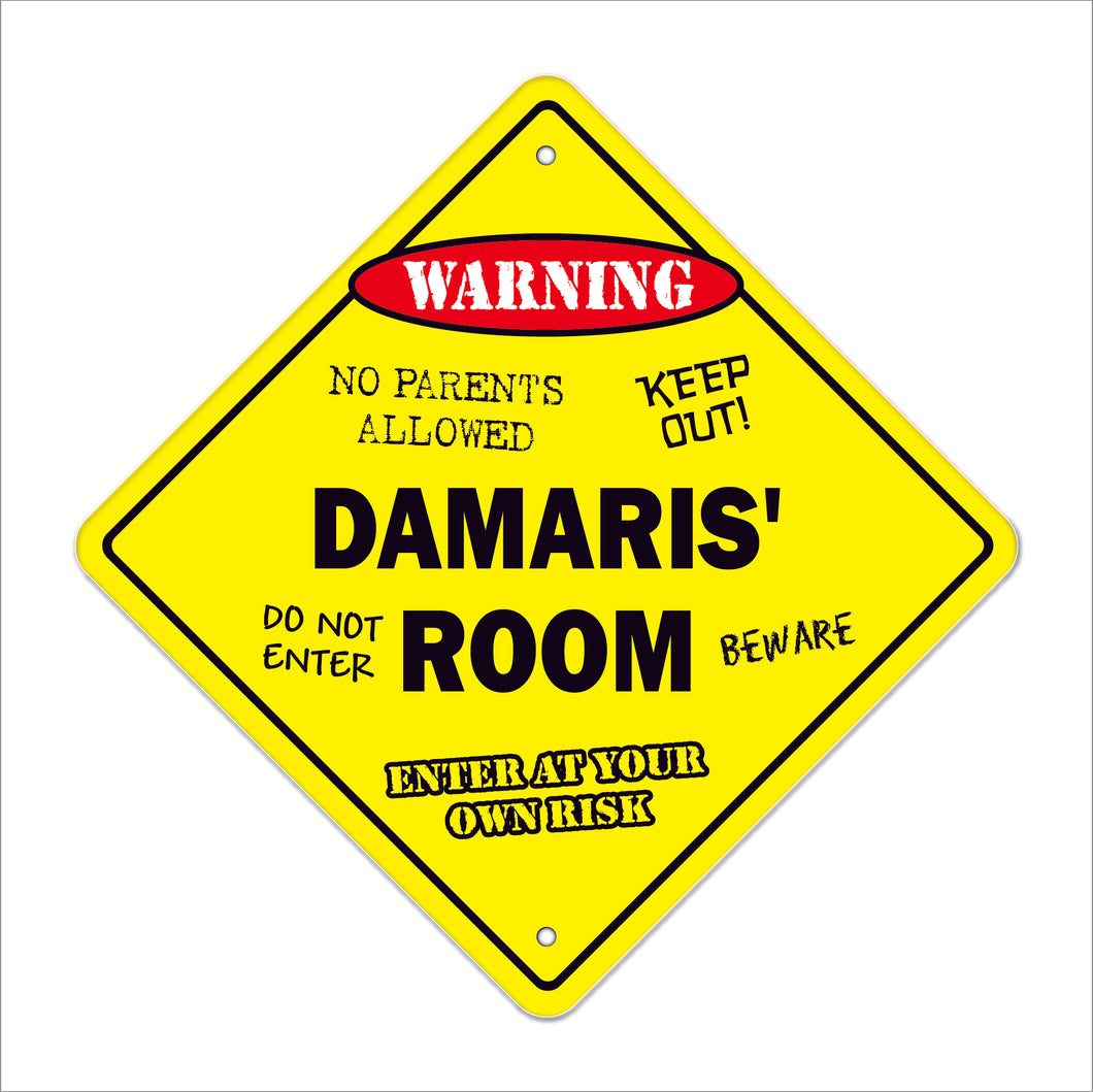 Damaris' Room Sign