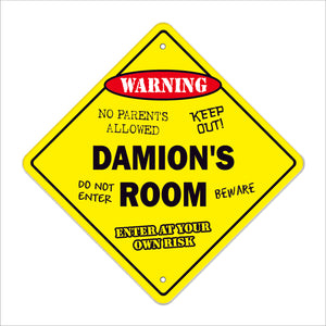 Damion's Room Sign