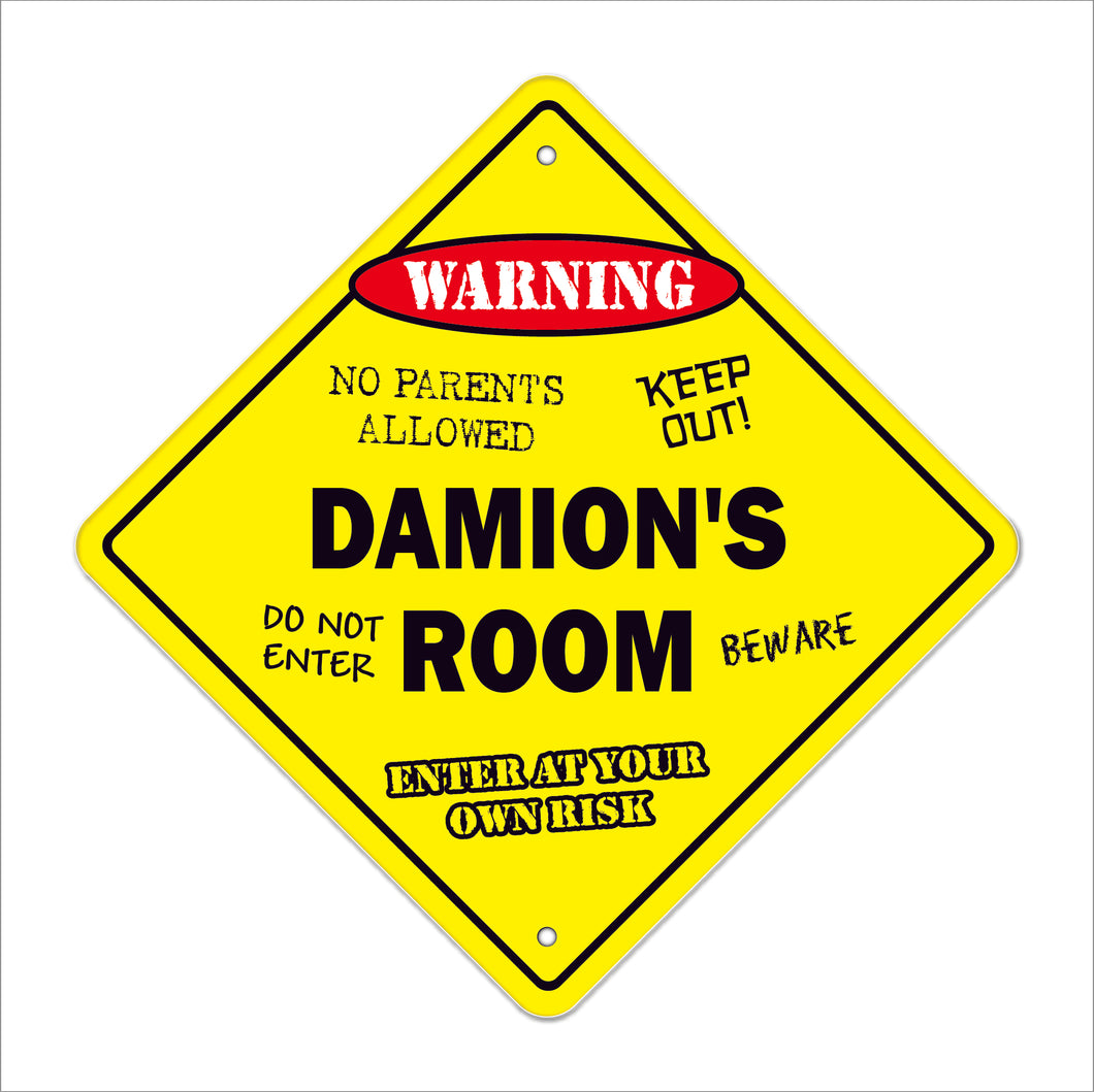 Damion's Room Sign