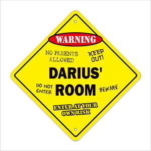 Darius' Room Sign