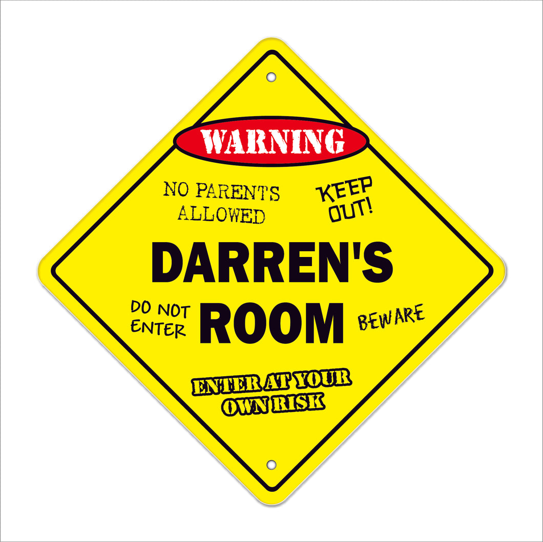 Darren's Room Sign