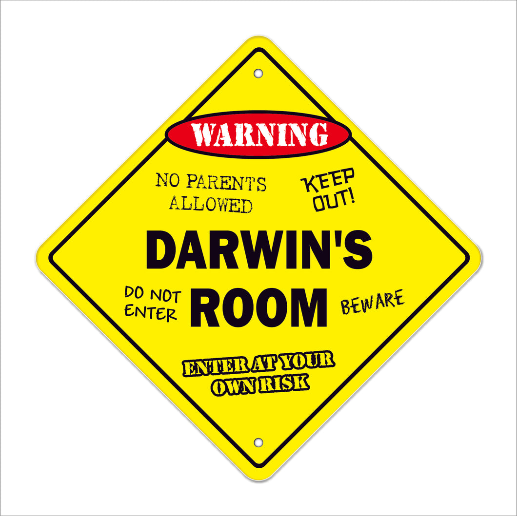 Darwin's Room Sign