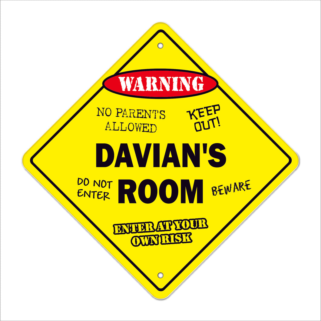 Davian's Room Sign