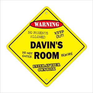 Davin's Room Sign