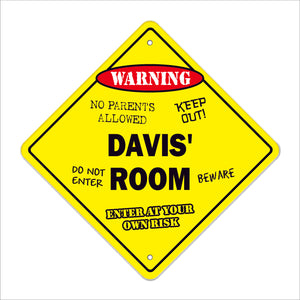 Davis' Room Sign