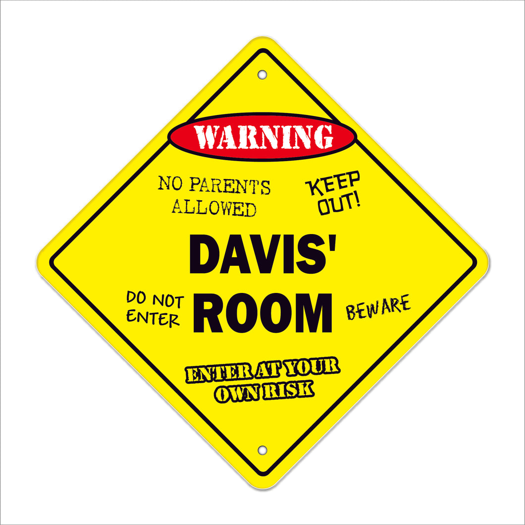 Davis' Room Sign