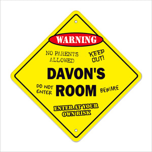 Davon's Room Sign