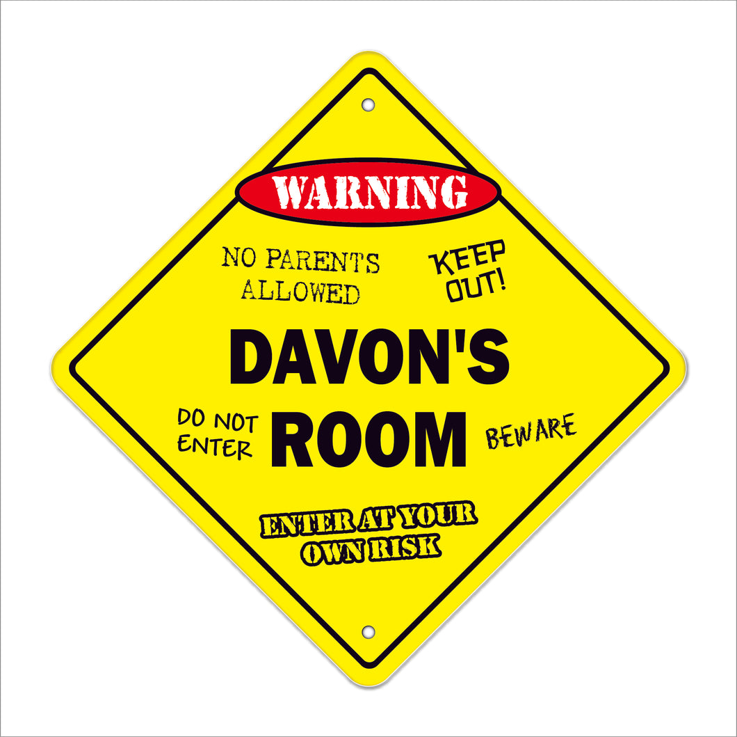 Davon's Room Sign