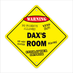 Dax's Room Sign