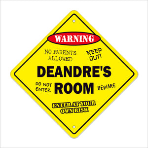 Deandre's Room Sign