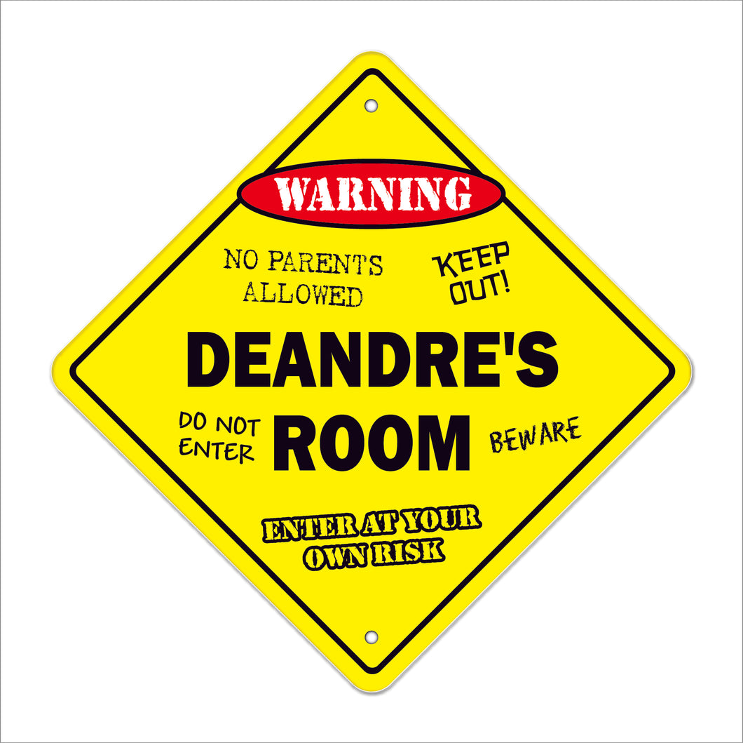 Deandre's Room Sign