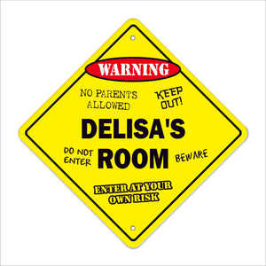 Delisa's Room Sign