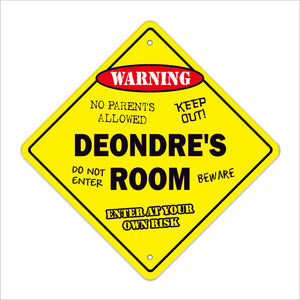 Deondre's Room Sign