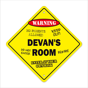 Devan's Room Sign