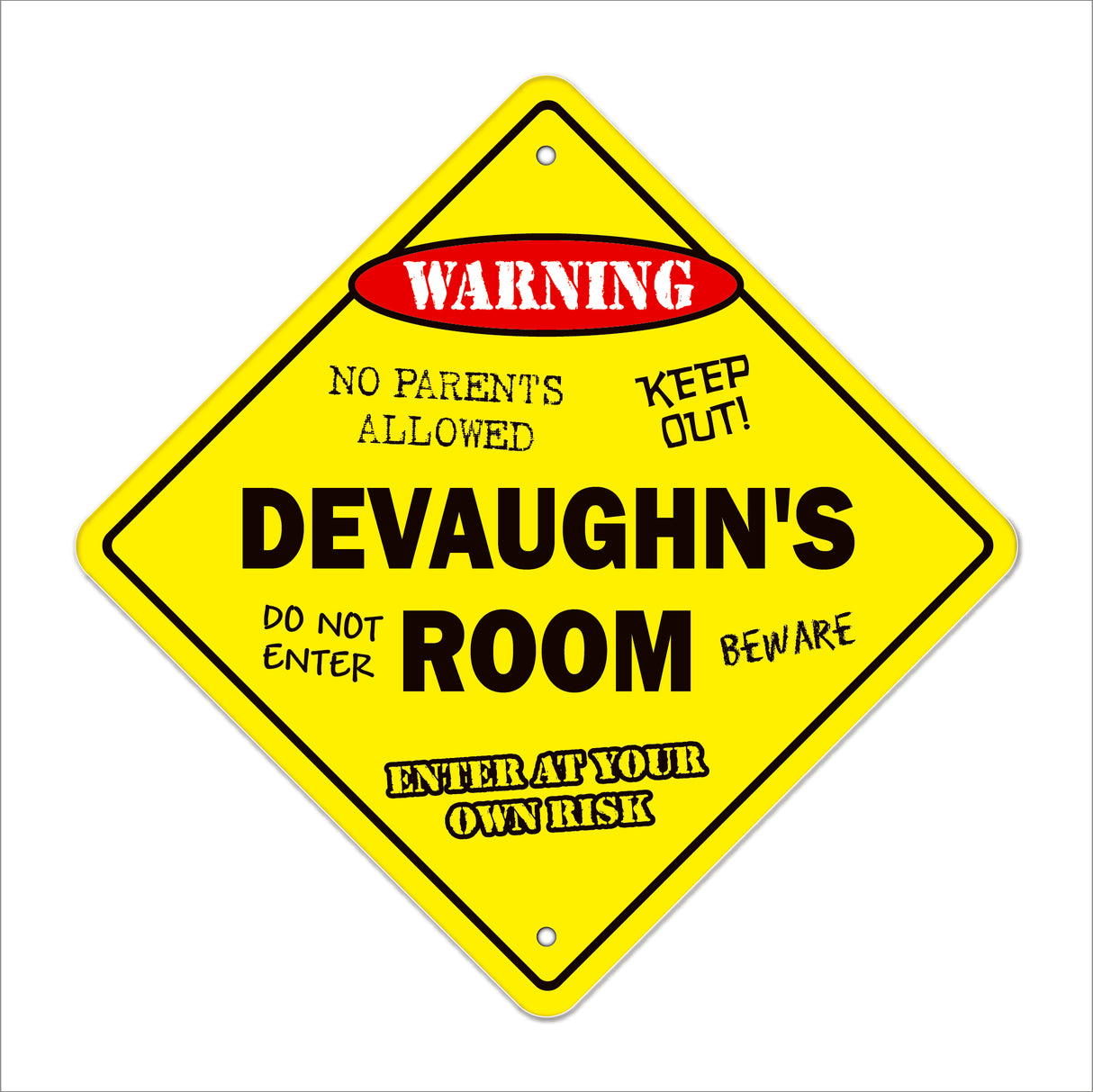 Devaughn's Room Sign