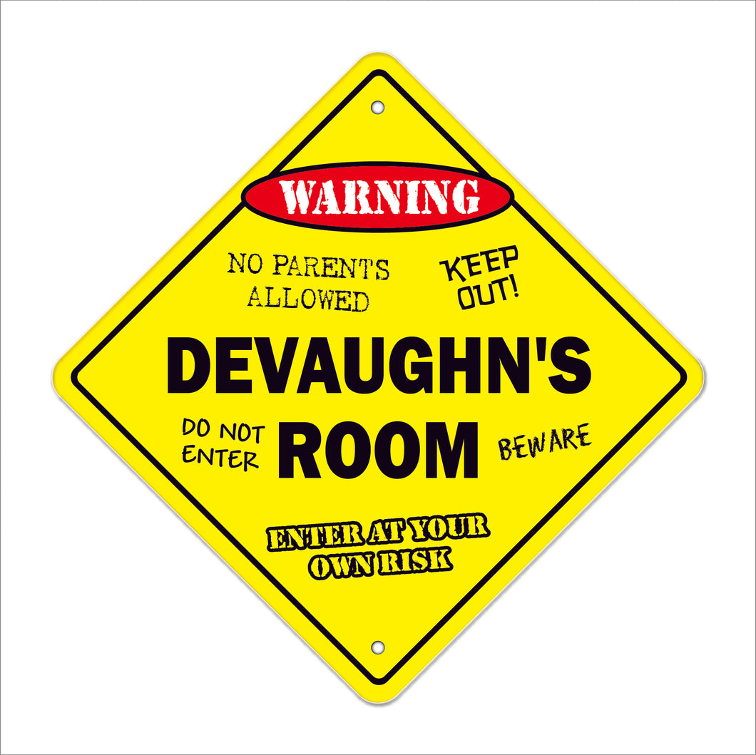 Devaughn's Room Sign