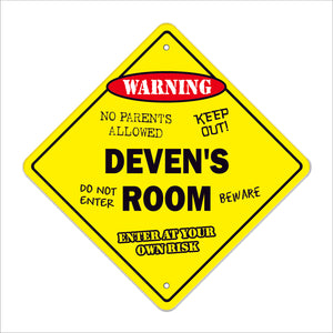 Deven's Room Sign