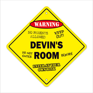 Devin's Room Sign